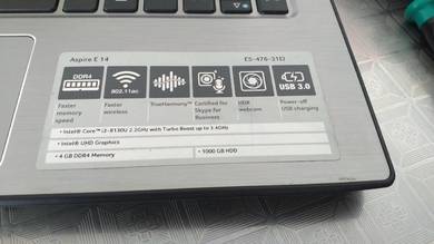 Acer i3 1TB Hdd 4GB Ram