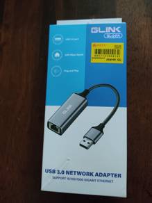 GLINK USB 3.0 Network Adapter (GL-041A) (New)