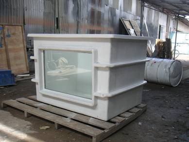 Fiberglass Fish Tank / Top Filter  :