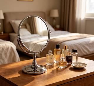 Double Sided Makeup Mirror Fullbox New CerminSolek