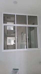 Tingkap Sliding Bilik Tidur (Aluminium-Kace)