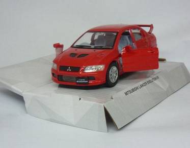 Mitsubishi lancer evolution VII diecast car - Red