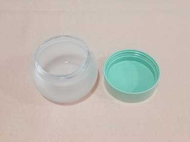Frosted Thick Glass Container [Preloved]