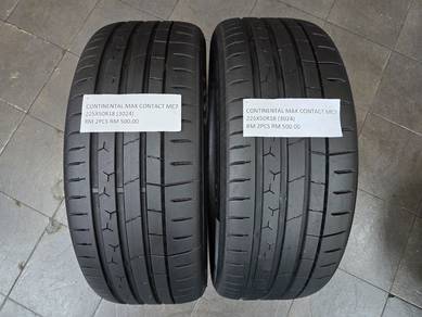2pcs CONTINENTAL MAX CONTACT MC7 Tyres 225 50 18