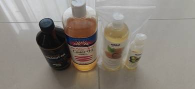 Rainforest Herbs Coconut Oil, Castor Oil, Almond O