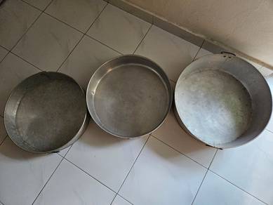Dulang aluminium antik Aluminum tray