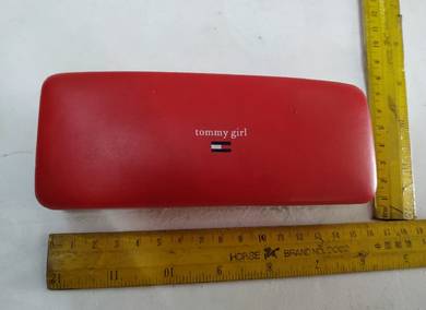 Tommy Girl Sunglasses Case Red Carry Case