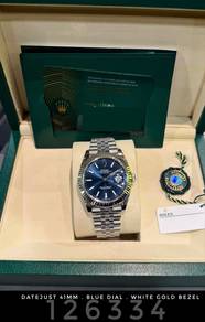 ROLEX DATEJUST 41 – 126334 Blue jubilee 2025