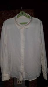 Blouse Cream Color - L Size