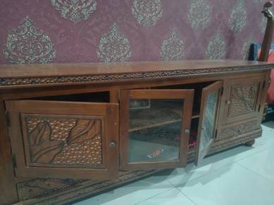 Kabinet TV kayu jati