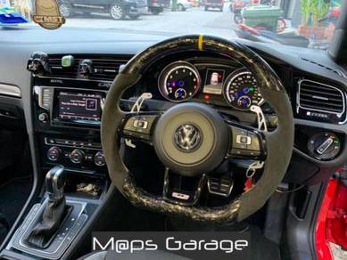Vw golf mk7 gti r forged carbon steering wheel