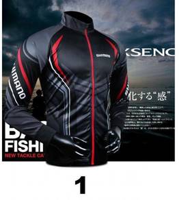 Shimano colar quick dry upf 50+ long sleeve jersey