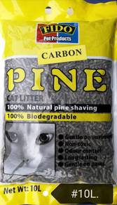 FIDO Pine Shaving Cat Litter Carbon 10L Kucing