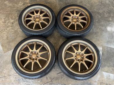 Rim second 17 CE28 siap tayar vios city myvi gn2
