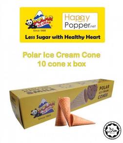 Happy Polar Ice Cream Sugar Crispy Cone 10 pcs