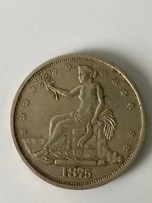 old trade dollar coin United States of America