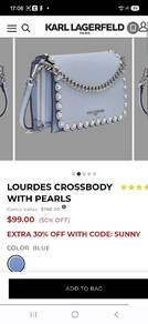 Karl Lagerfeld sling / dinner bag