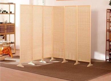Imported Bamboo Partition (JAPAN)+ 5 Footstool 