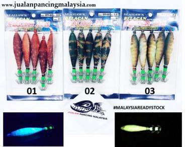 Seahawk belacan squid jig syy02