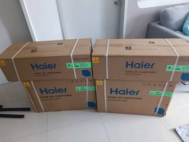 Aircond Haier 1hp siap pemasangan S19