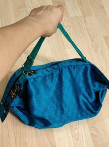 Peacock Blue batik bag