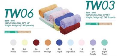Bath Towel Cotton 100% 30InchX60Inch 440gsm TW06XX