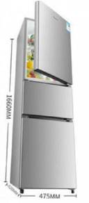 3 Door Refrigerator FRIDGE Home House Freezer Use