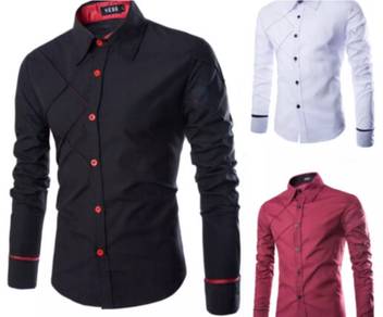 baju kemeja lelaki man long sleeve shirt men nice