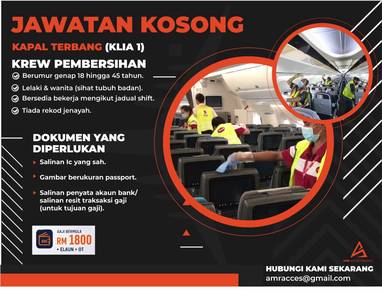JOM Sertai Krew Garis Depan Penerbangan KLIA!