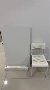 IKEA White Dining Table and Chair Set