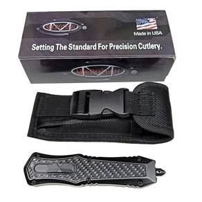 Microtech Scarab 0885 D/E Carbon Fiber Inlay Knife