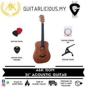 A&K Music Guitar 34 inch Acoustic Guitar