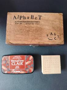 Alphabet Number Date Stamp Set