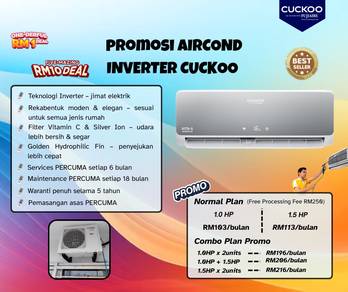 Aircond Ansuran Bulanan Cuckoo QL154