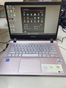 Asus A407M
Intel celeron N4000 1.1Ghz
Windows 11
