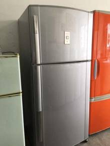 Sharp Peti 2 Pintu Freezer Refrigerator Fridge Big