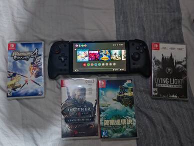 Nintendo switch oled with game