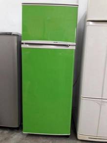 Green Refrigerator Peti Sejuk Freezer Elba Fridge