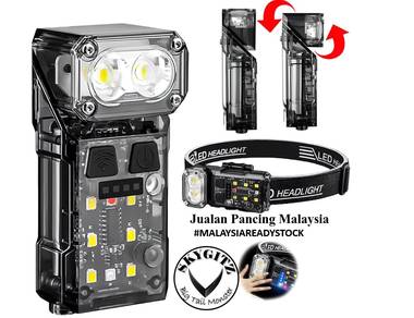 SKYGITZ MALAYSIA Tactical Headlamp 10Hour Battery
