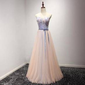 Pink dinner prom dress wedding bridal gown RB0096
