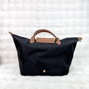 Longchamp Le Pliage Neo Black Nylon Bucket Bag