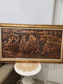 "Bringing in Wealth n Treasure" Copper Tooling Art