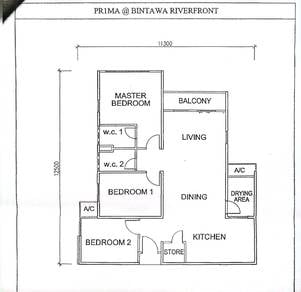 Apartment For Sale in Residensi Bintawa Riverfront (PR1MA @ Bintawa Riverfront)