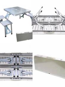 Meja lipat camping table 120x60cm