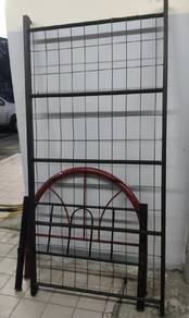 Metal Single Bed Frame / Black Metal Bed Frame / B
