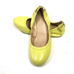 Cole Haan Yellow Manhattan Bow Back Ballet Flats
