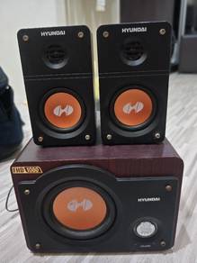 HYUNDAI Wooden Subwoofer Speaker Set |