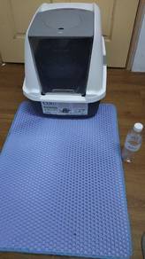 Cat Litter Box and Litter Mat