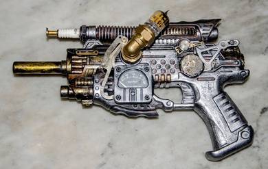 Steampunk Sci-Fi Toy/Decor (No Functional Parts)