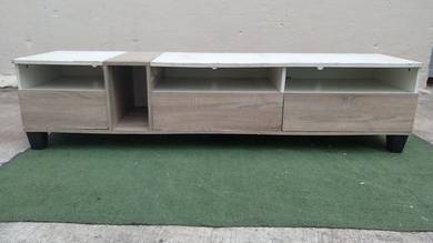 Y83E    Almari TV L.6' TV Cabinet with Drawers